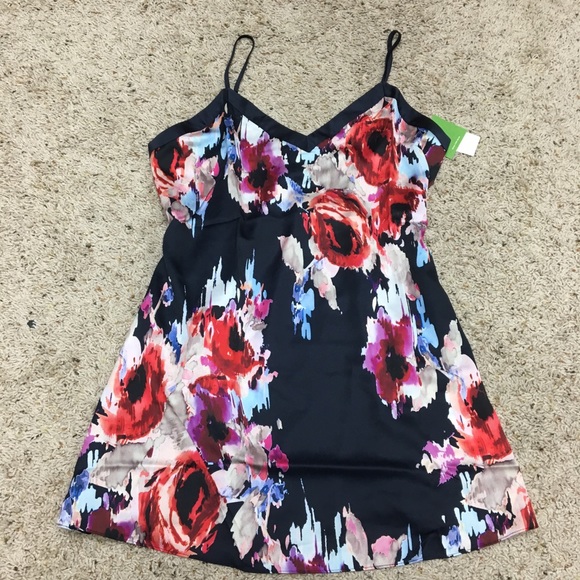 kate spade Other - (L) NWT KATE SPADE BLURRY FLORAL CHEMISE